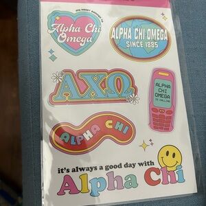 Pastel Sticker Sheet - Alpha Chi Design